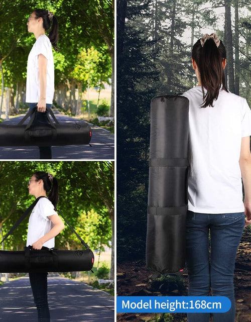 Load image into Gallery viewer, Tripod Carrying Case Bag 31.5X7X7In/80X18X18Cm Heavy Duty with Storage Bag and Shoulder Strap Padded Carrying Bag for Light Stands, Boom Stand, Tripod,Mic Stand and Tent Pole
